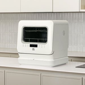 쉐프본 워시폴4케어플러스 무타공 무설치 프리스탠딩 카운터탑 식기세척기 3인용 소형 미니 컵