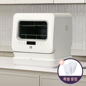 쉐프본 워시폴4케어플러스 무타공 무설치 프리스탠딩 카운터탑 식기세척기 3인용 소형 미니 컵