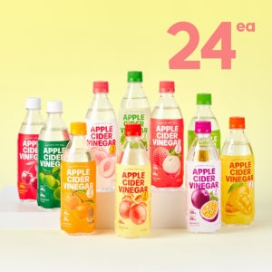 클룹 애사비소다 제로 탄산음료 10종 500ml, 24개