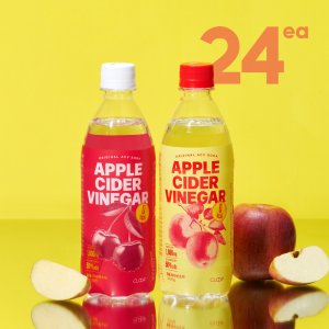 클룹 애사비소다 500ml 24개입 (사과, 타트체리)