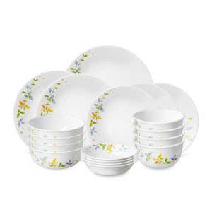 코렐 로맨틱가든 한국형 4인 18P 원형 홈세트 / 그릇추천 이사 집들이선물 예쁜접시 식기