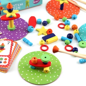 젓가락 조각가 유아 보드게임 젓가락질