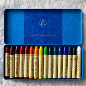 스토크마 밀랍크레용 16색 발도르프 막대크레용 stockmar