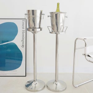 샴페인 칠링 아이스버킷 와인바스켓 스탠드 얼음통 쿨러