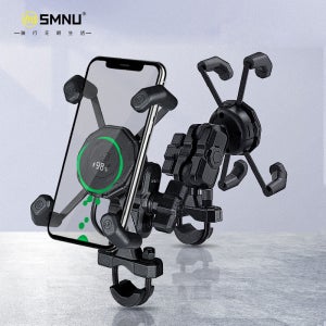 SMNU 램마운트 호환 X그립 오토바이 무선충전 거치대 핸드폰거치대