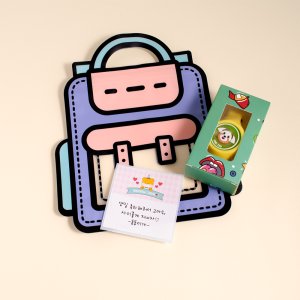 모기팔찌 시츄 책가방(보라)구디백 셀프 생일 스티커 여름성경학교 어린이집회 선물 답례품