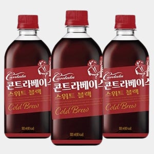 칸타타 콘트라베이스 스위트 블랙 커피 500ml 24개입