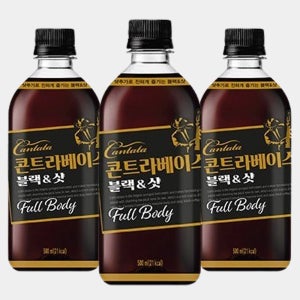 칸타타 콘트라베이스 블랙앤샷 커피 500ml 24개입