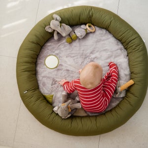 [2025 Sale] 독일 슈테른탈러 코끼리 캐릭터 에디 원형 플레이매트 단독 본사직영 신생아 출산선물 아기체육관 놀이매트