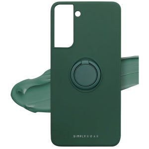 마그네틱 링 고리 실리콘 케이스 딥그린, 갤럭시A42