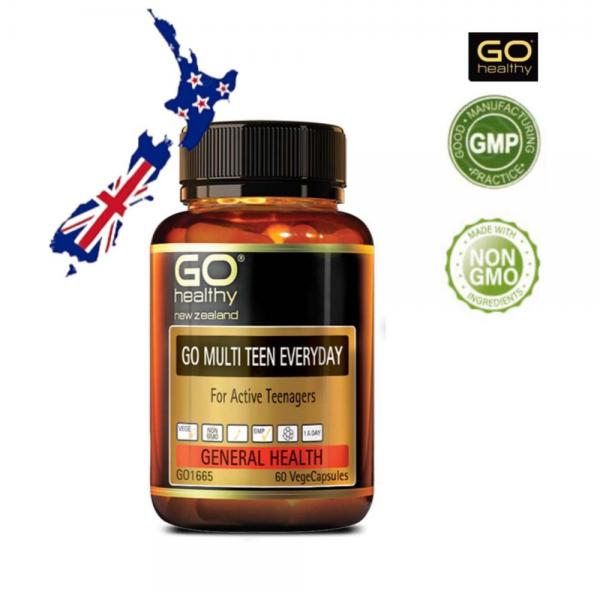 <b>고헬씨</b> 뉴질랜드 복합 비타민 60캡슐 고함량 식물성 베지 종합 미네랄 <b>수험생</b> 청소년 10대 틴에이저