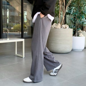 남자와이드슬랙스 남자여름슬랙스 남성냉장고바지