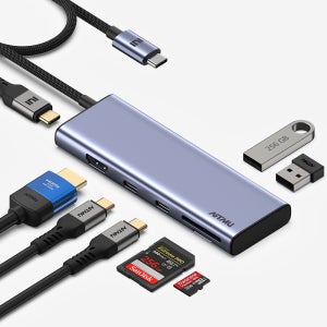 USB C타입 8in1 4K 60hz Gen2 10Gbps 멀티 허브 MH330