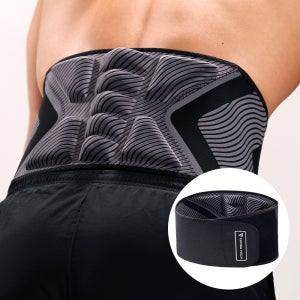 테이핑테크 GX 허리보호대 슬림 압박복대 게르마늄 얇은 일상용 코어 지지대 원적외선
