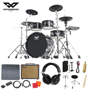 고퍼우드 X9 전자드럼 풀패키지 멀티센서심벌 드럼 세트