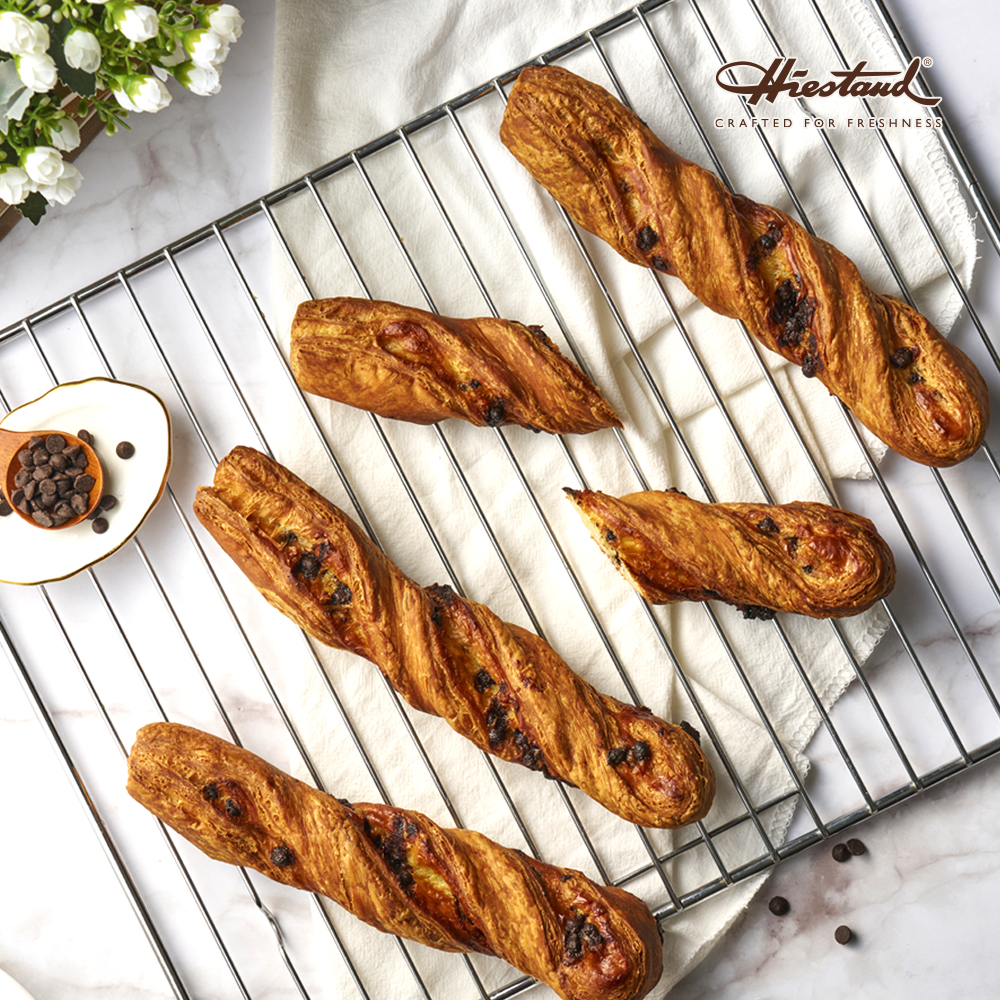 바닐라초코트위스트 80g 20개입 냉동생지 홈베이킹 에어프라이어빵