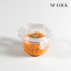 엔에프락 밀폐용기 원형 200ml 국산 트라이탄 소분용기