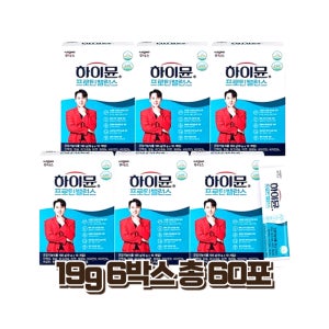 일동후디스 하이뮨 프로틴 밸런스 19g x 6통 하이문 단백질 프로틴 분말 스틱 파우더 보충제