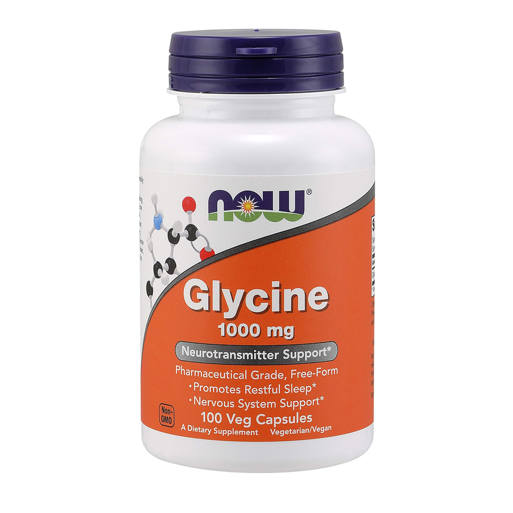 나우푸드 글리신 <b>1000mg</b> 100캡슐 식물성캡슐 NOW <b>GLYCINE</b>