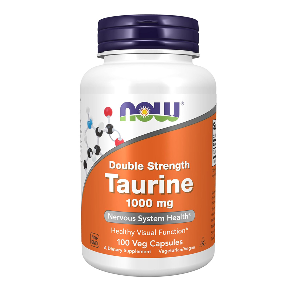 나우푸드 <b>타우린 1000mg</b> 100캡슐 식물성캡슐 NOW TAURINE