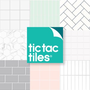 틱택 티커타일 34가지패턴(10장) 붙이는 주방 스티커타일 DIY 셀프인테리어