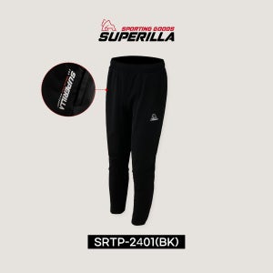 슈퍼릴라 남성 여성 트레이닝 배드민턴 검정 바지 SRTP-2401 BK