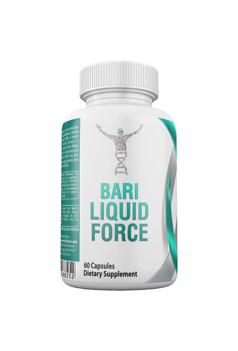 유니버셜 바디 랩스 <b>베리아트릭 멀티비타민</b> 철분 포함 60캡슐