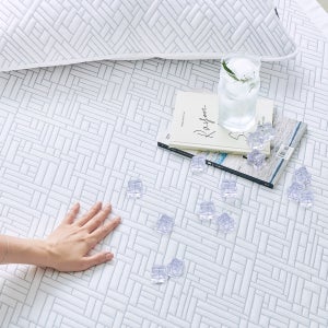 쁘리엘르 듀라론 아이스블록 고정밴드 여름 냉감 침대패드 XS