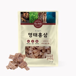 후코홀릭 강아지간식 명태홍삼 100g