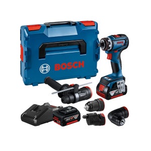 보쉬 충전드릴 GSR 18V-90FC 충전 플렉시클릭 드라이버 어댑터4종 세트 18V