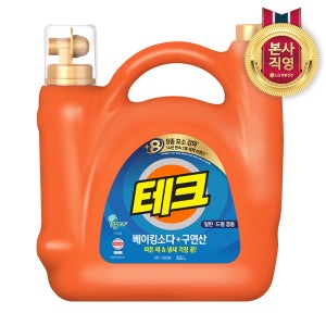 [겸용]테크 베이킹소다+구연산 실내건조 액체세제 일반드럼 5.5L 1개