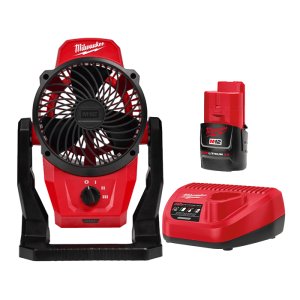 밀워키 M12 AF-301 무선 360도 선풍기 12V 충전공구 배터리(3.0) 1개세트
