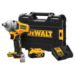 디월트 DCF892P1T 충전 미드토크 임팩트 렌치 20V 배터리(5.0)1개 세트