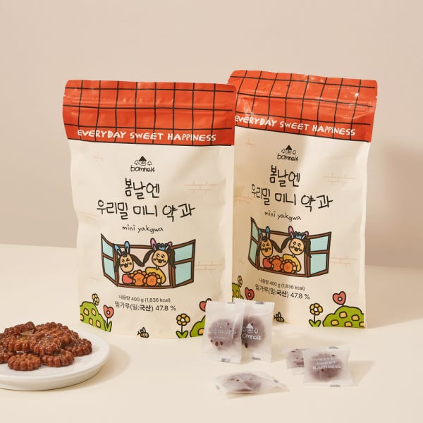 봄날엔 디저트 봄날엔 우리밀 미니 약과 400g