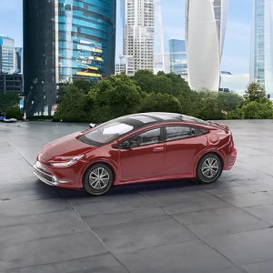 PARA 64 2023 도요타 프리우스 레드와인 아크릴 케이스 1:64 다이캐스트 미니카 자동차