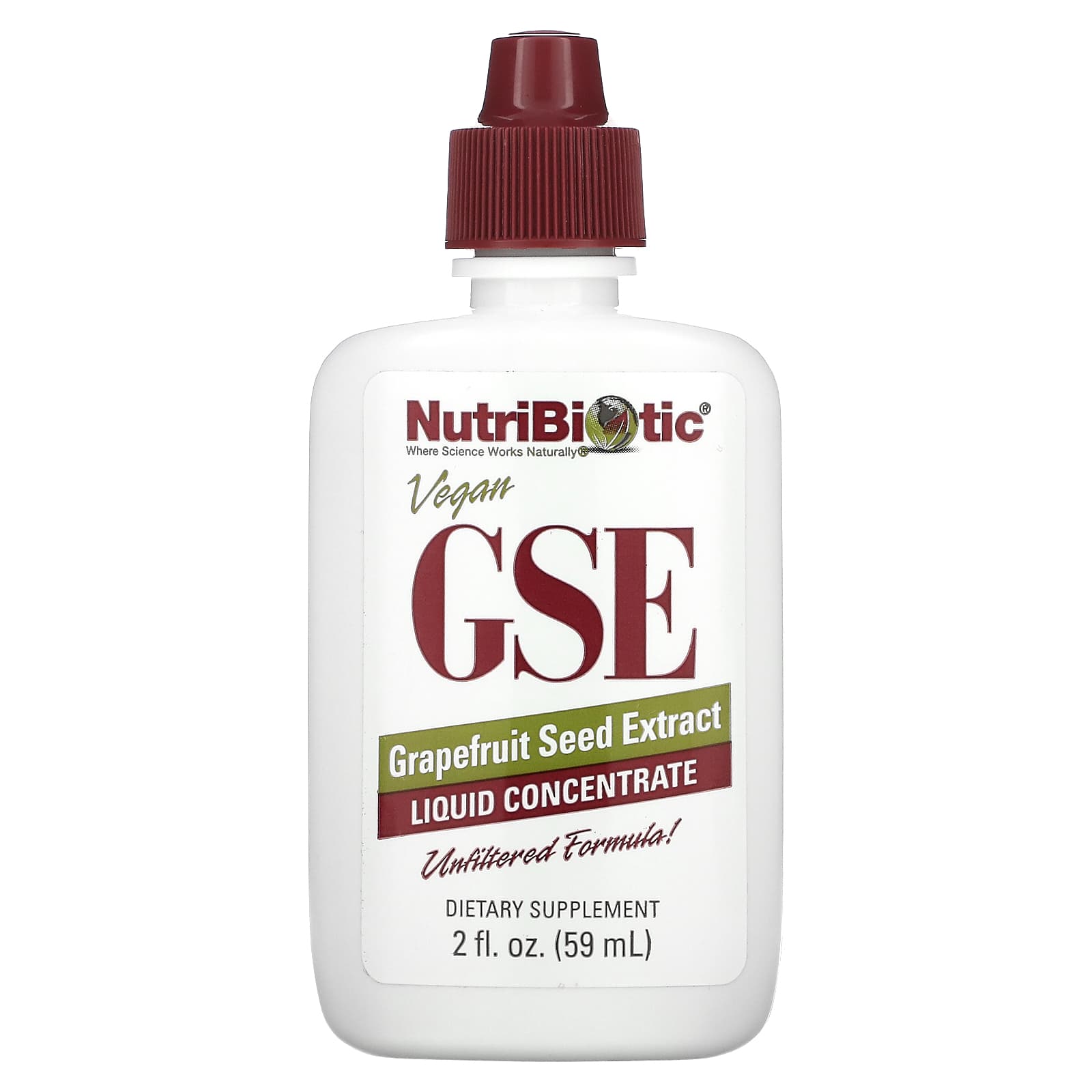 <b>뉴트리바이오틱</b> 비건gSE 왕귤 씨앗 추출물 농축액 59ml(2fl oz)