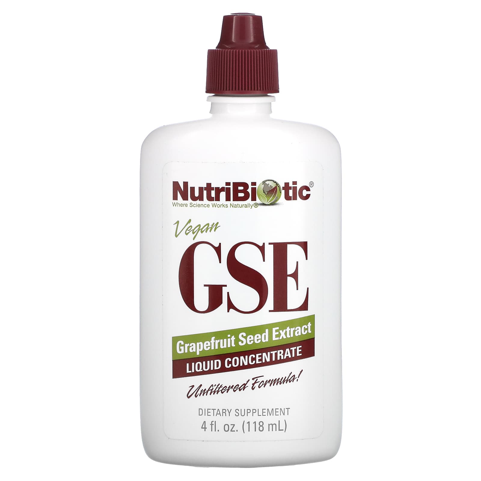 <b>뉴트리바이오틱</b> 비건gSE 자몽 씨추출물 농축액 118ml(4fl oz)