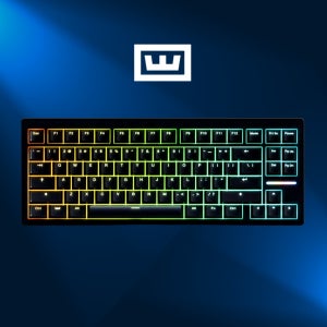 우팅 80HE 키보드 ABS PCR블랙