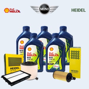 미니 클럽맨 (엔진오일5L+오일필터+에어필터) F54 / R55 쉘힐릭스 하이델