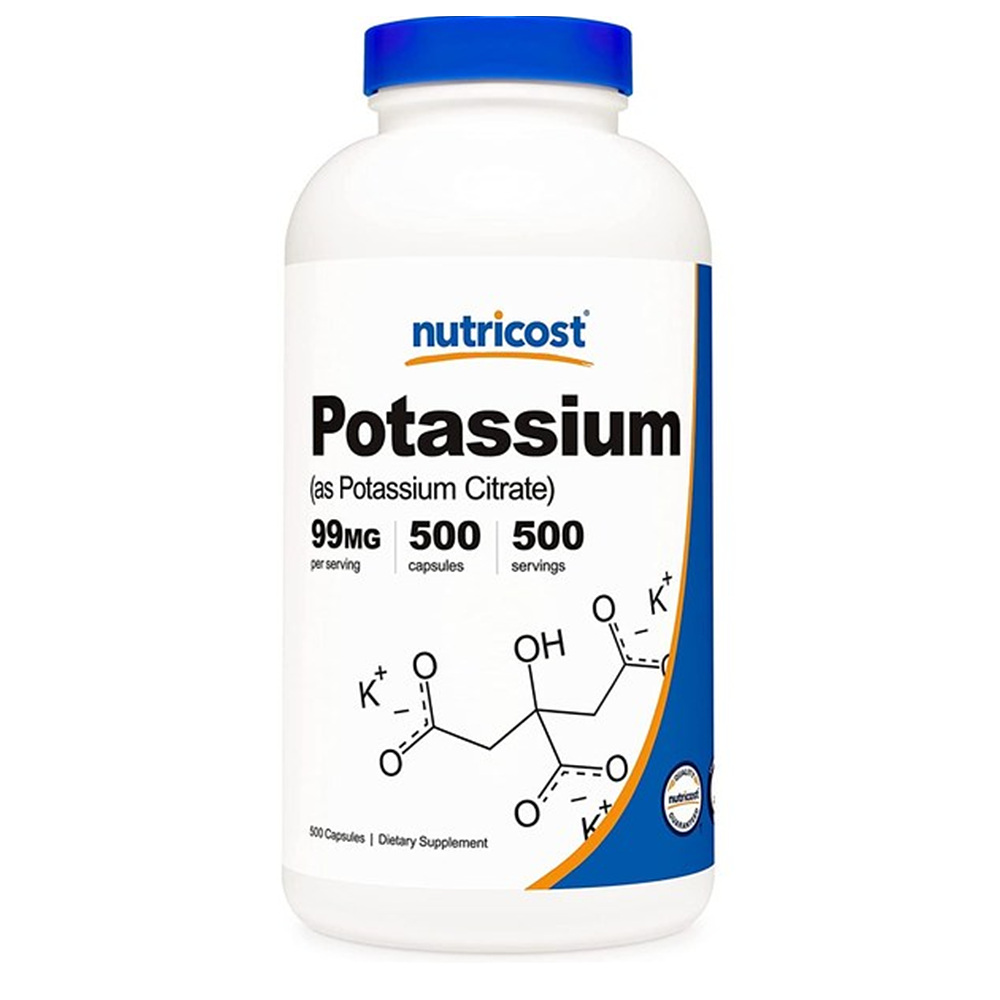 뉴트리코스트 <b>포타슘 시트레이트 99mg</b> 500캡슐