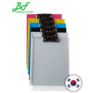 바인더팩토리 A4 컬러 투명 클립보드