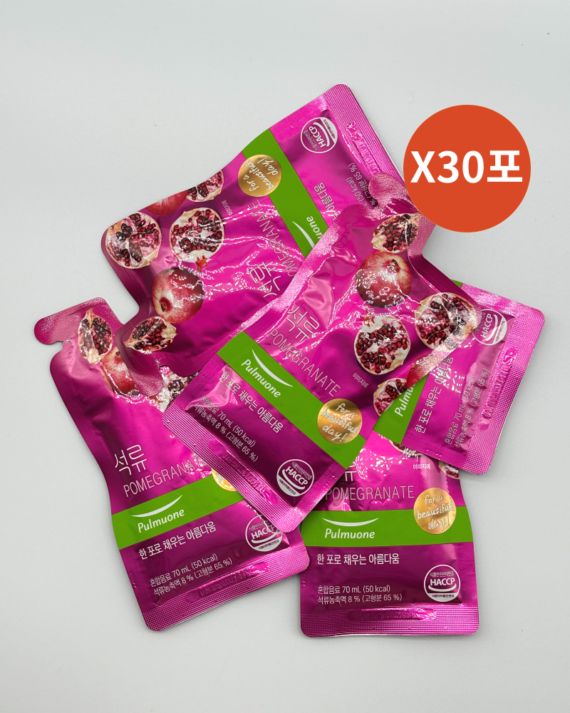 <b>풀무원</b>녹즙 니어네이쳐 콜라겐 갱년기 석류 석류즙 70ml X30포