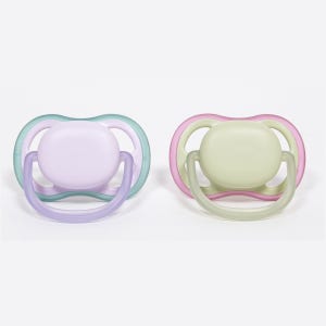 아벤트 쪽쪽이 울트라 에어 노리개 라벤더그린 0-6개월 2개입