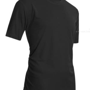 에어로쿨 라운드티 반팔 검정색_단체티제작