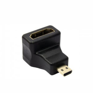 마하링크 HDMI to Micro HDMI F/M 상향 꺾임 젠더 ML-H021
