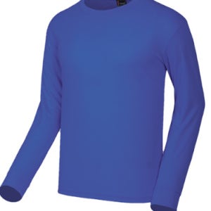 에어로쿨 라운드티 긴팔 팁블루색_단체티제작