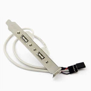 마하링크 USB 2.0 2포트 브라켓 30CM ML-U2M003