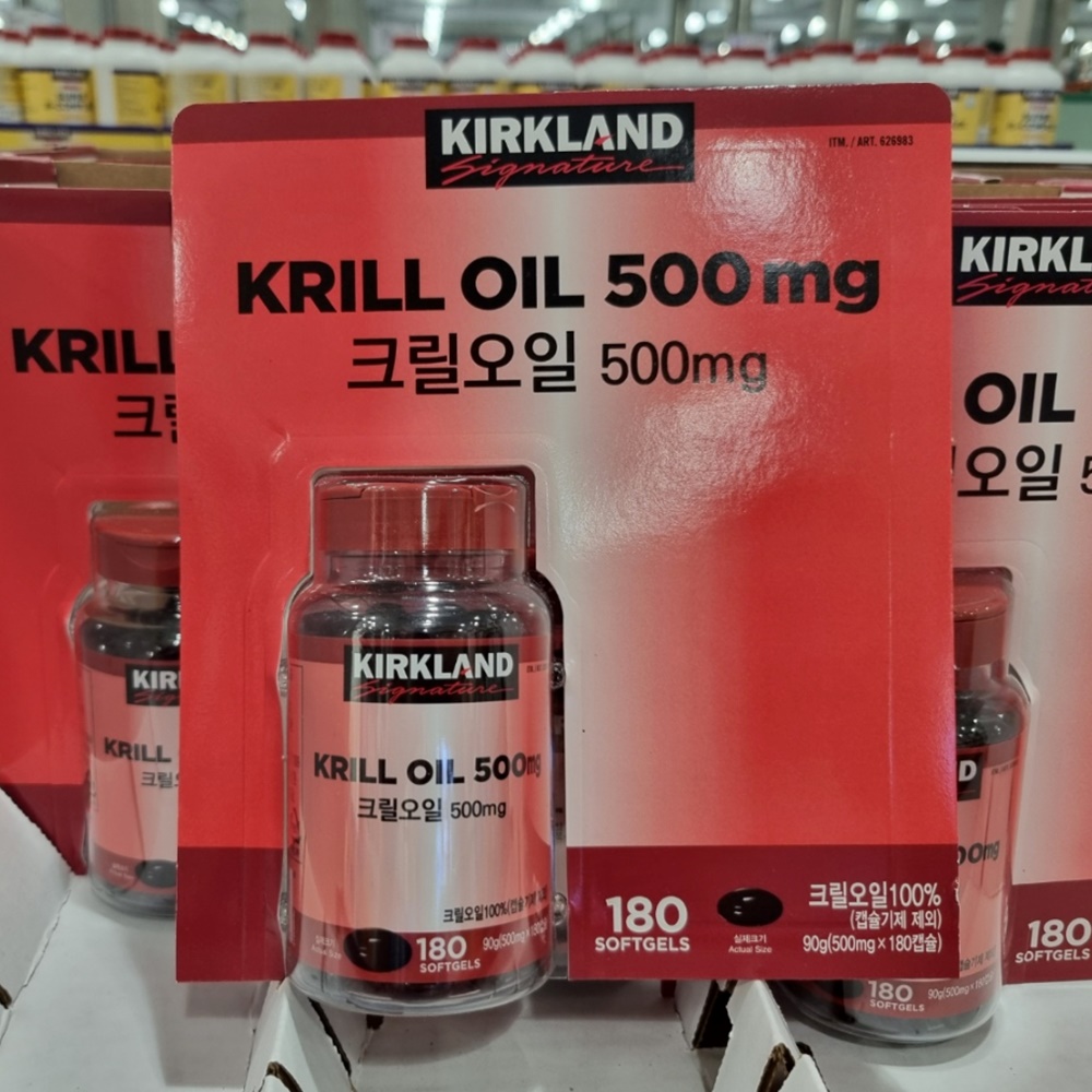커클랜드시그니춰 크릴오일 500ml 180캡슐 코스트코