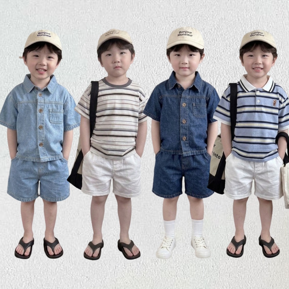 남자 유아복 아동복 남아 상하복 형제룩 여름옷 어린이집 등원복