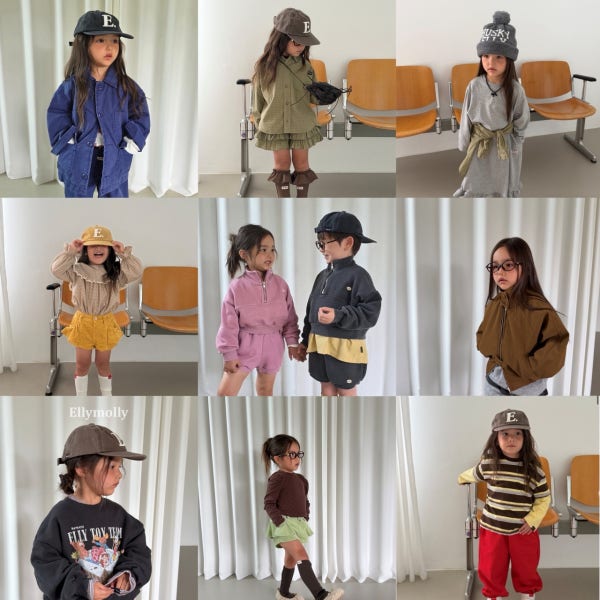 [뿌니마켓] 엘리몰리 26가을 (5-11호) 키즈 유아 아동 여아 남아 긴팔 반팔 나시 맨투맨 티셔츠 모음